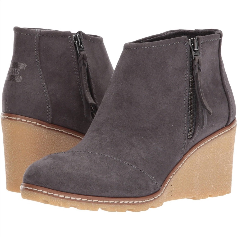 Toms boot wedges | size 10